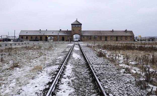 Vista general del campo de concentración nazi de Auschwitz.