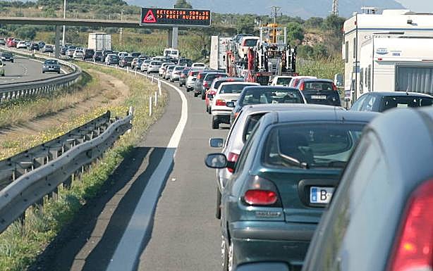 Retenciones en la AP-7. 