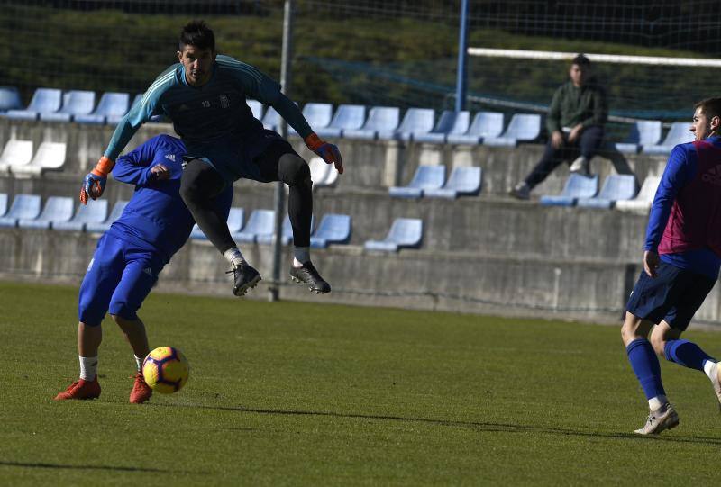 Fotos: Entrenamiento del Real Oviedo (15-02)