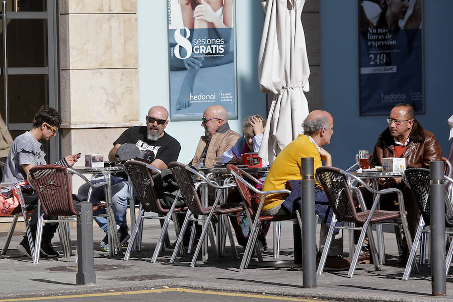 Las temperaturas estos días en El Principado hacen disfrutar de días primaverales