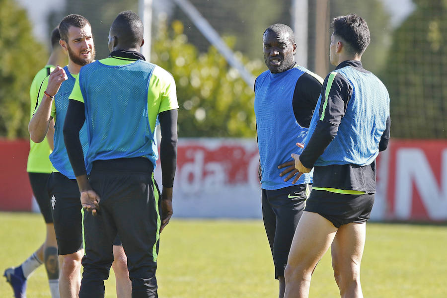 Fotos: Entrenamiento del Sporting (21/02/2019)