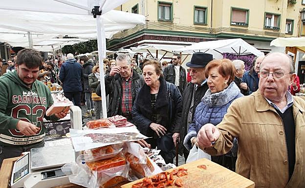 Una vista del 'Mercáu de la Gascuña'. 