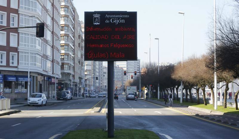 El Principado ha activado el nivel 1 por la elevada presencia de partículas en suspensión y la estabilidad meteorológica.