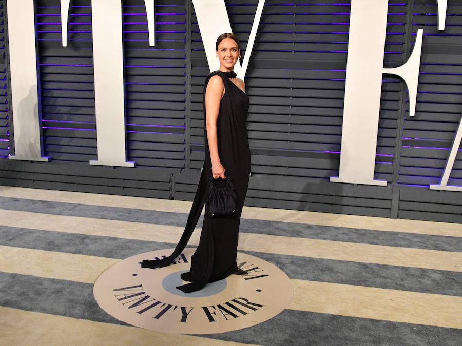 La actriz Jessica Alba en la fiesta post Oscar organizada por Vanity Fair