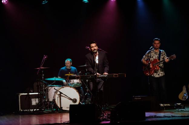 Alfredo González, durante su concierto de presentación de 'Afluentes'. 