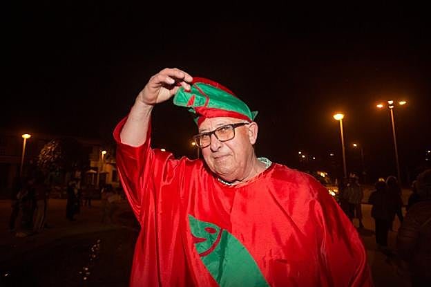 José Ángel del Río, Sardino Mayor emérito de la Cofradía de la Sardina Arenque de Llaranes. 