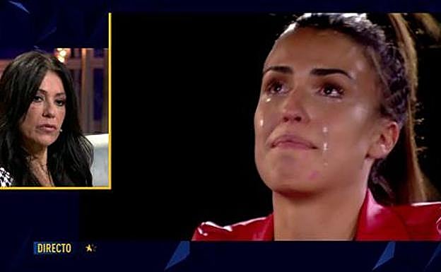 Sofía Suescun se derrumba en directo. 