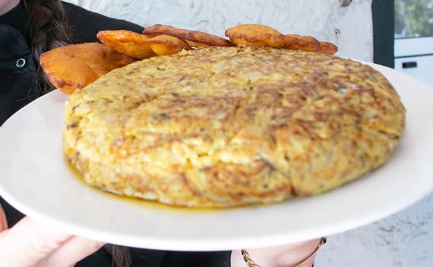 Tortilla de sardinas salonas