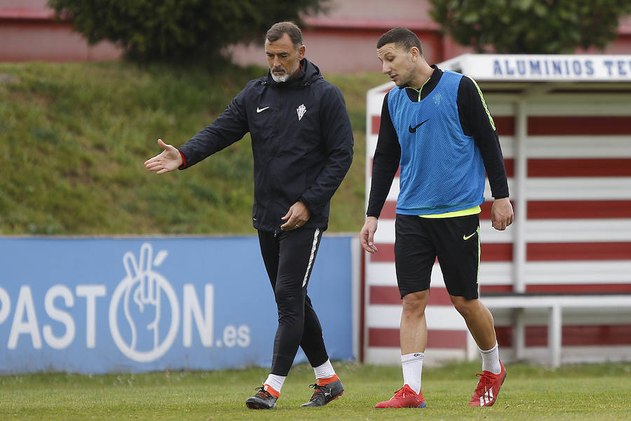 Fotos: Entrenamiento del Sporting (06-03-2019)