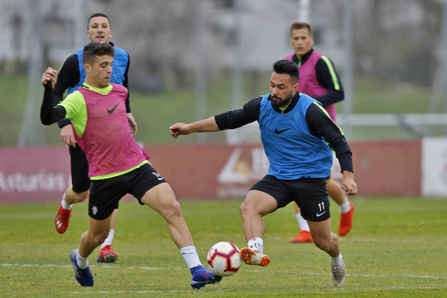 Fotos: Entrenamiento del Sporting (06-03-2019)