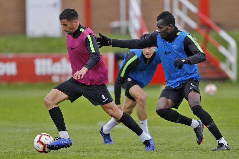 Fotos: Entrenamiento del Sporting (13/03/2019)
