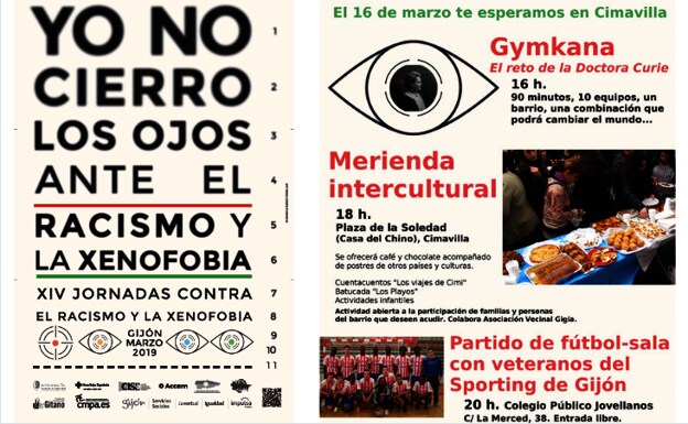 Actividades de las Jornadas contra el Racismo y la Xenofobia en Cimadevilla