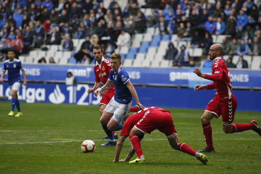 El conjunto azul suma tres importantes puntos en casa tras la derrota la pasada jornada ante el Mallorca