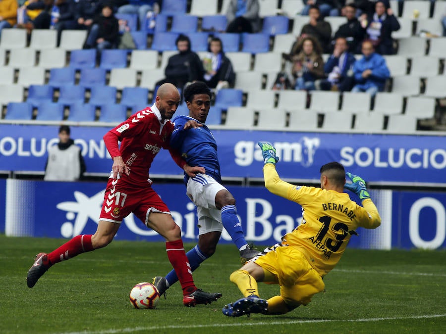 El conjunto azul suma tres importantes puntos en casa tras la derrota la pasada jornada ante el Mallorca
