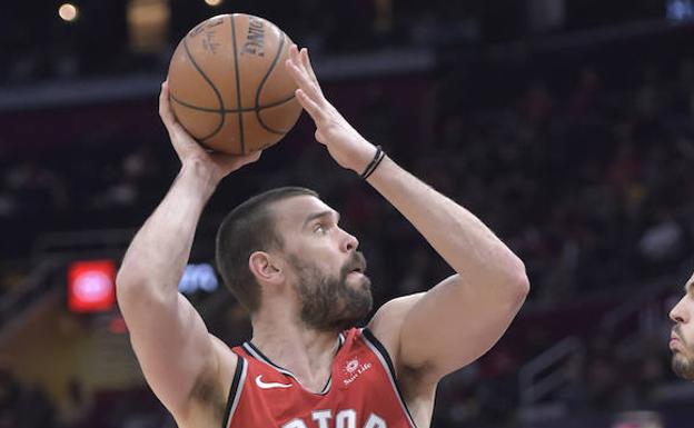 Marc Gasol, con el balón. 