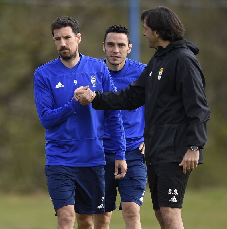 Fotos: Entrenamiento del Real Oviedo (18/03/2019)