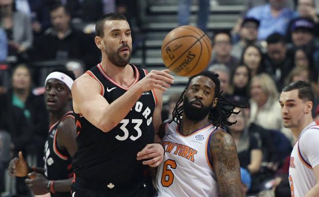 Marc Gasol, durante el partido. 