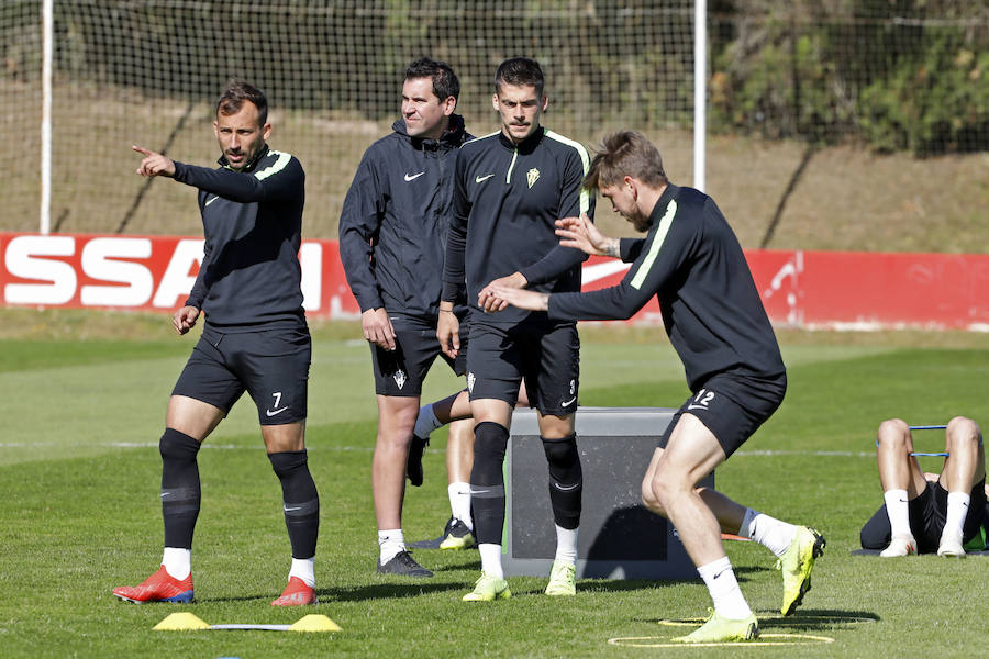 Fotos: Entrenamiento del Sporting (20/03/2019)