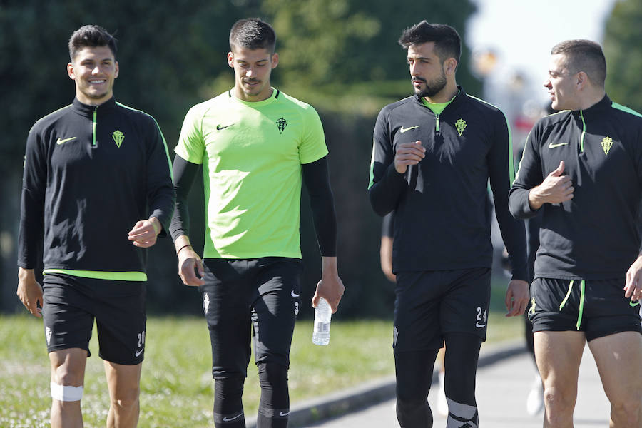 Fotos: Entrenamiento del Sporting (22/03/2019)