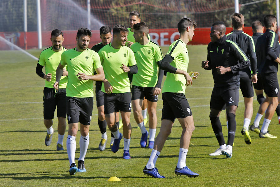 Fotos: Entrenamiento del Sporting (22/03/2019)