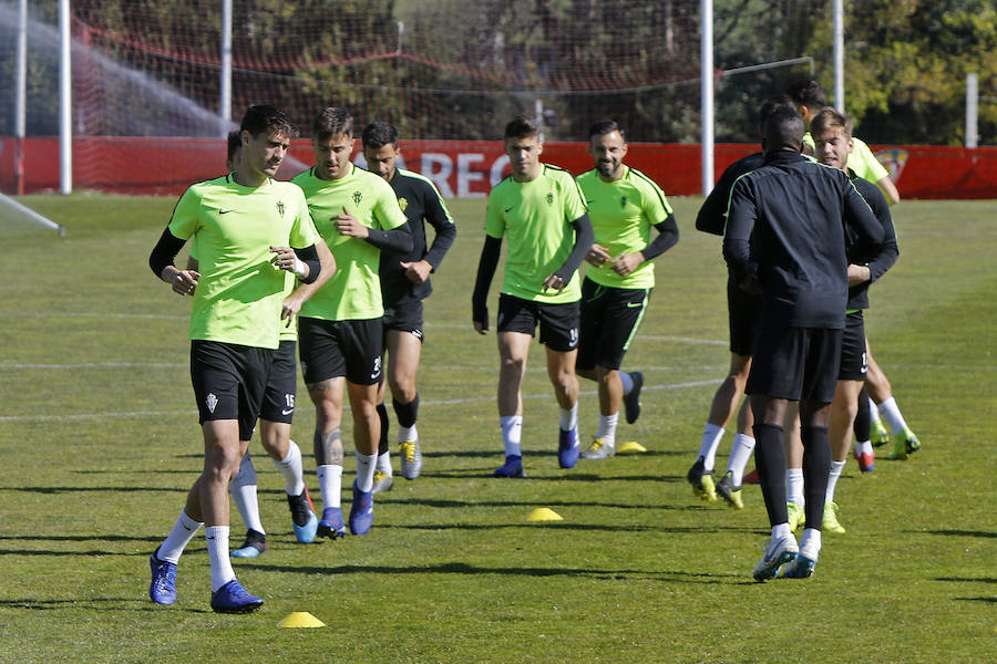 Fotos: Entrenamiento del Sporting (22/03/2019)