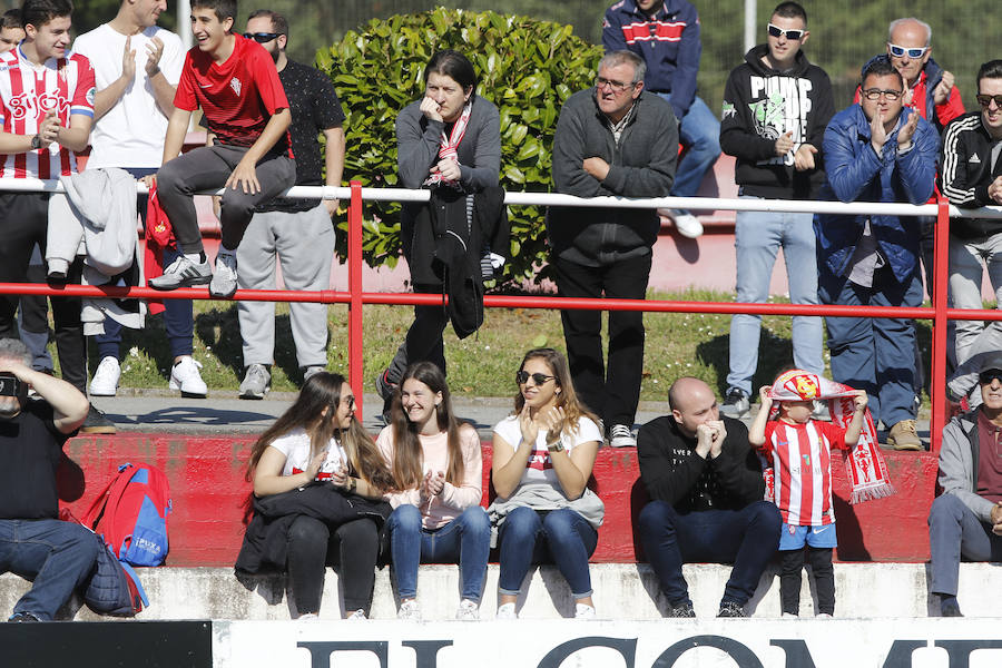 Los rojiblancos apuran la preparación horas antes del esperado derbi ante el Real Oviedo