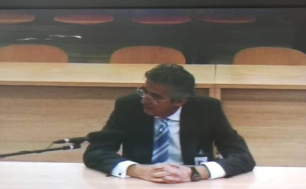 Matías Amat, durante su declaración este miércoles en el juicio de Bankia. 