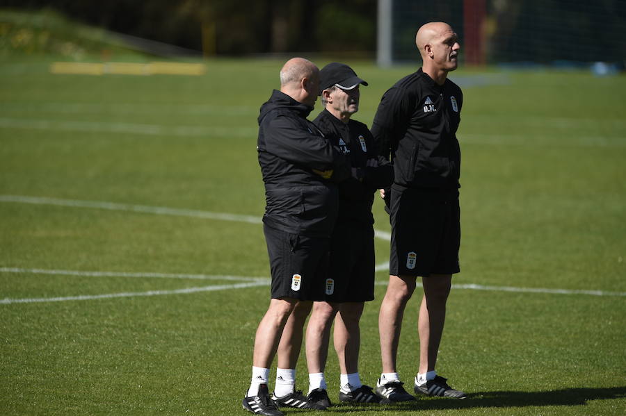 Fotos: Entrenamiento del Real Oviedo (27-3)