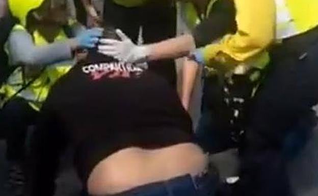 La agresión de los CDR a un simpatizante de Vox