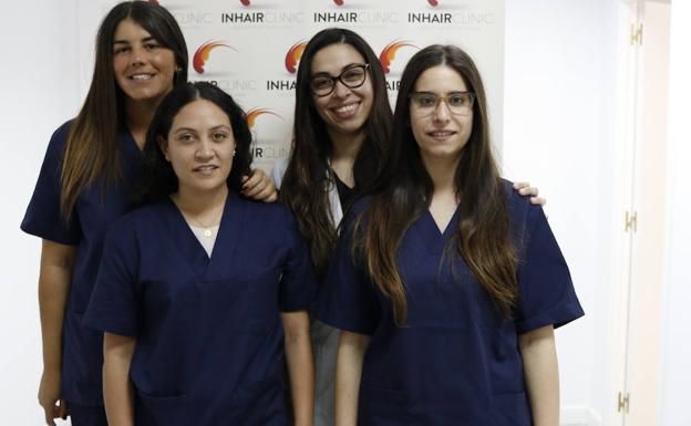 Equipo de la Clínica Inhair Clinic en Oviedo 