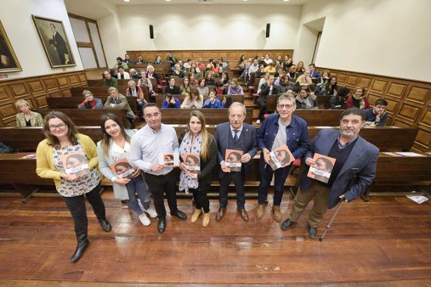 María Valvidares, Marta Jiménez, Marcos Gabárrez, Amanda Vanesa Montoya, Wenceslao López, Victor García y Alejandro Jiménez. 