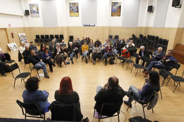 Asamblea de Podemos para hacer balance de mandato. 