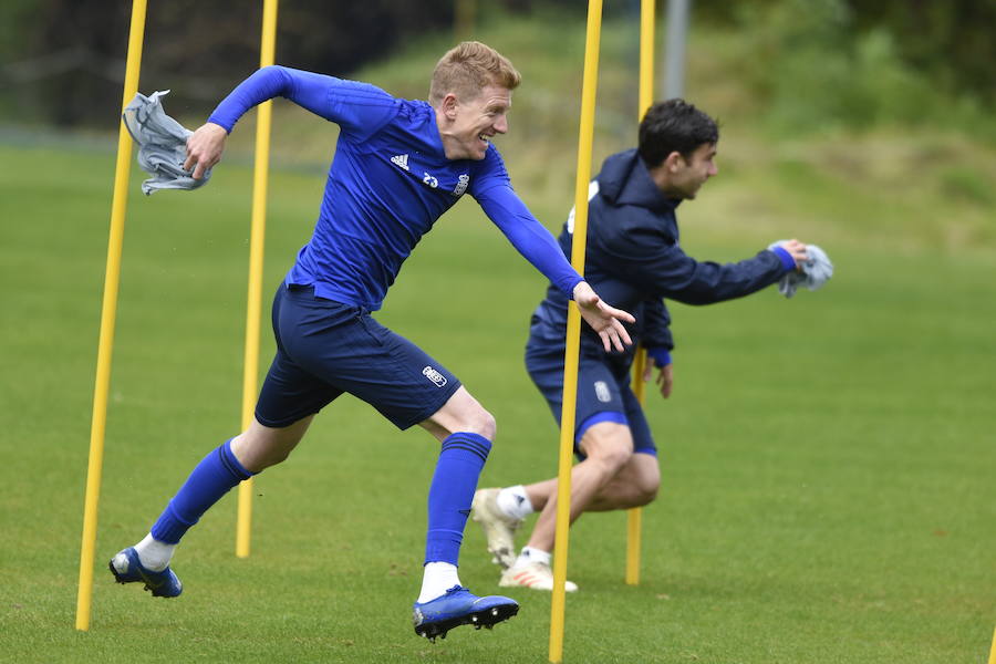 El Real Oviedo sigue inmerso en su preparación, aunque esta semana no tiene partido, al estar el Reus fuera de la competición.