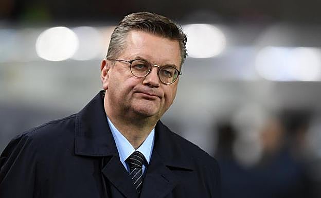Reinhard Grindel, expresidente de la Federación Alemana de Fútbol. 