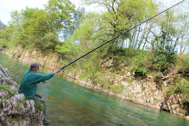 No hubo suerte en el río del Oriente asturiano.