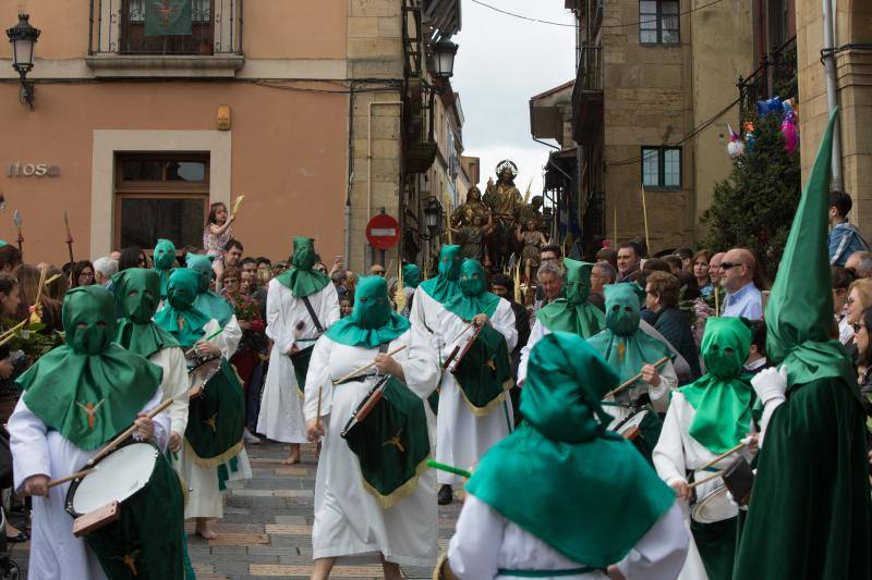 La Borriquilla, en Avilés. 