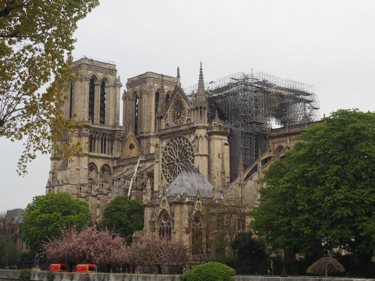 Fotos: El incendio de la catedral de Notre Dame, en imágenes