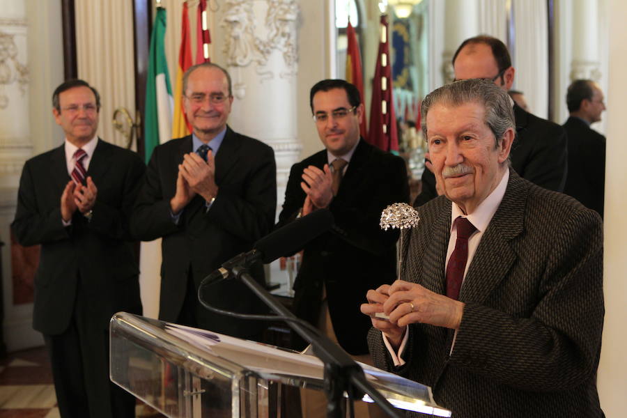 2011. Entrega de la biznaga de plata.