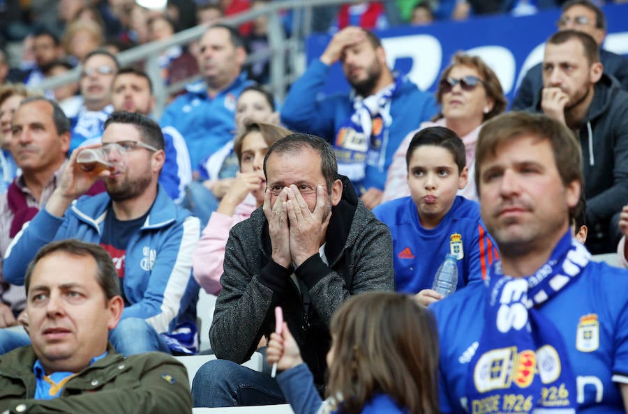 El equipo azul empató en el Carlos Tartiere y dejó escapa tres puntos que le mantienen noveno en la clasificación de Segunda División