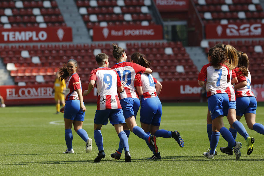 Fotos: Las mejores imágenes del derbi Gijón FF 1-7 Sporting en El Molinón