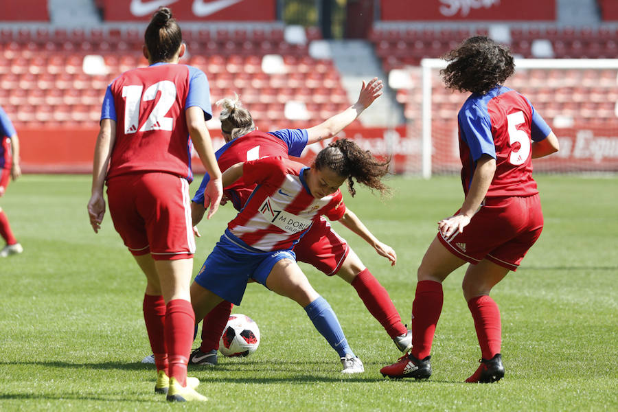 Fotos: Las mejores imágenes del derbi Gijón FF 1-7 Sporting en El Molinón