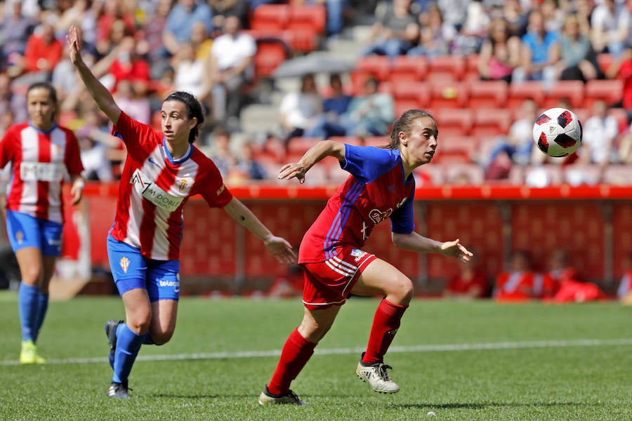 Fotos: Las mejores imágenes del derbi Gijón FF 1-7 Sporting en El Molinón