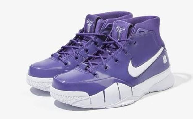 Las zapatillas Undefeated x Nike Kobe 1 Protro Purple superan los 5.000 euros.