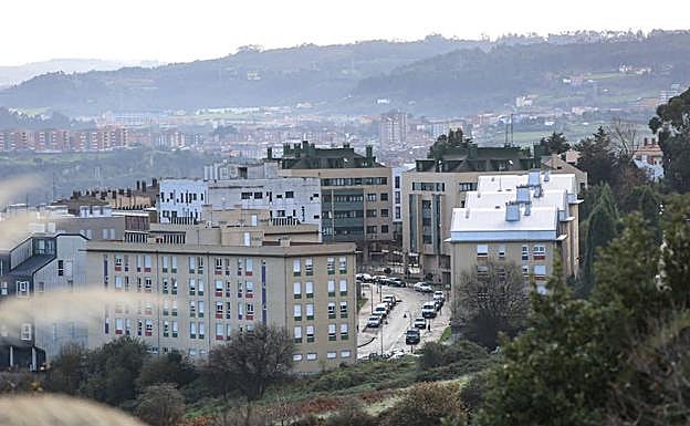 Barrio de El Nodo en Avilés.