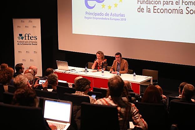 Ana Concejo y Manuel Campa inauguraron el acto. 