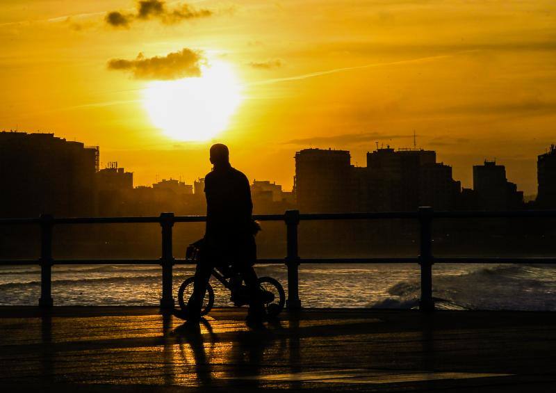 Uno de los lugares más especiales de la villa de Jovellanos gana belleza cuando la magia del crepúsculo se posa sobre el paisaje