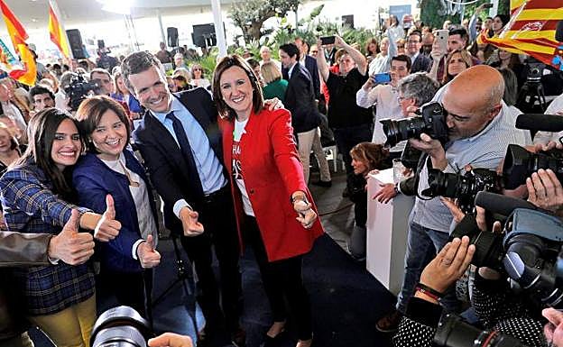 Cierre de campaña de Pablo Casado en Valencia.