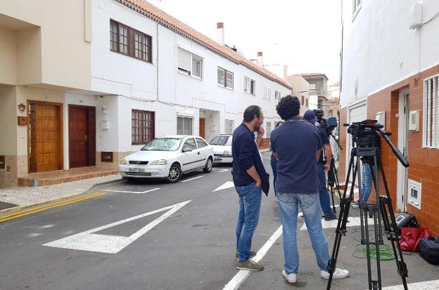 La casa en Adeje donde residía el acusado de asesina a su mujer e hijo. 