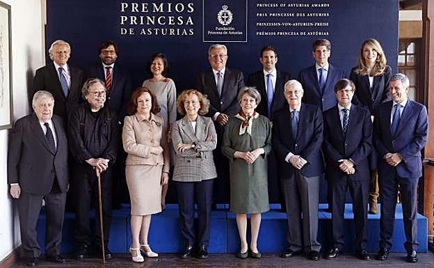 Miembros del jurado del premio Princesa de Asturias de Comunicación.