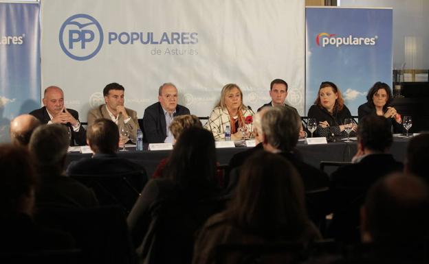 Mercedes Fernández, durante el comité regional del PP.